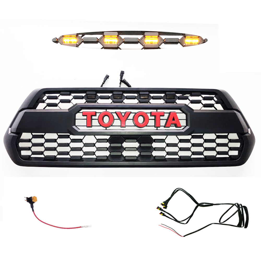 3RD GEN Tacoma Trd Pro GRILLE FIT FOR TOYOTA TACOMA 2016-2023 Auto Proo Parts