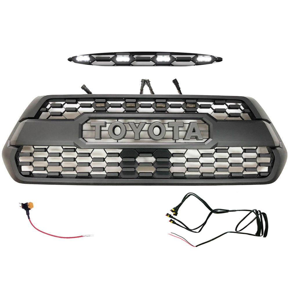 3RD GEN Tacoma Trd Pro GRILLE FIT FOR TOYOTA TACOMA 2016-2023 Auto Proo Parts