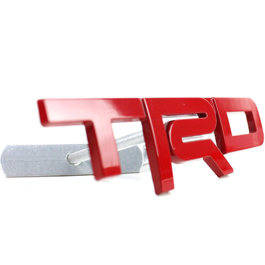 Red TRD Grille Badge Emblem For Tacoma Tundra 4Runner Auto Proo Parts