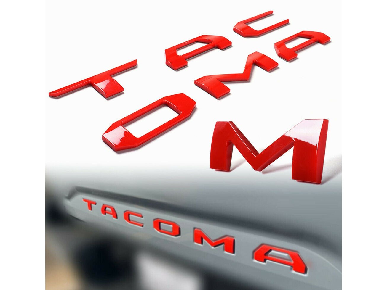 Tailgate Insert Letters for 2016-2022 Toyota Tacoma Auto Proo Parts