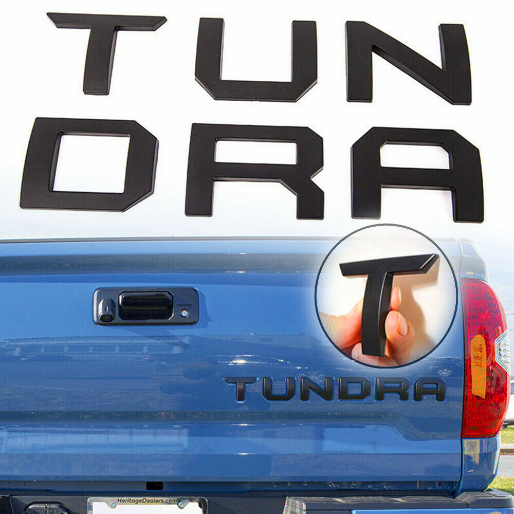 Tailgate Letters Inserts for 2014-2021 Toyota Tundra Auto Proo Parts