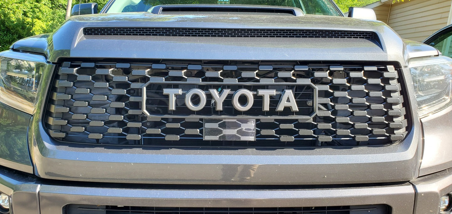 Tundra TRD PRO GRILLE Center Piece Insert FIT FOR TOYOTA Tundra 2014-2021