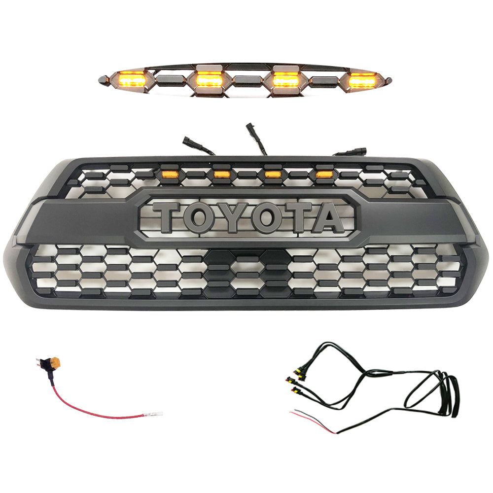 3RD GEN Tacoma Trd Pro GRILLE FIT FOR TOYOTA TACOMA 2016-2023 Auto Proo Parts