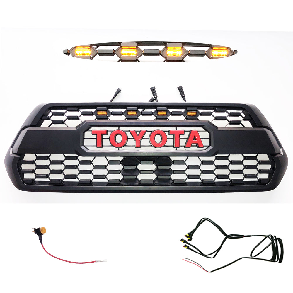 3RD GEN Tacoma Trd Pro GRILLE FIT FOR TOYOTA TACOMA 2016-2023 Auto Proo Parts