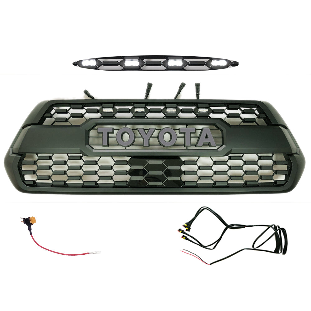 3RD GEN Tacoma Trd Pro GRILLE FIT FOR TOYOTA TACOMA 2016-2023 Auto Proo Parts