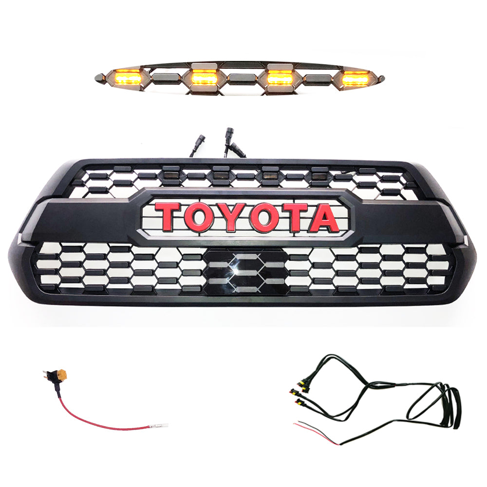 3RD GEN Tacoma Trd Pro GRILLE FIT FOR TOYOTA TACOMA 2016-2023 Auto Proo Parts