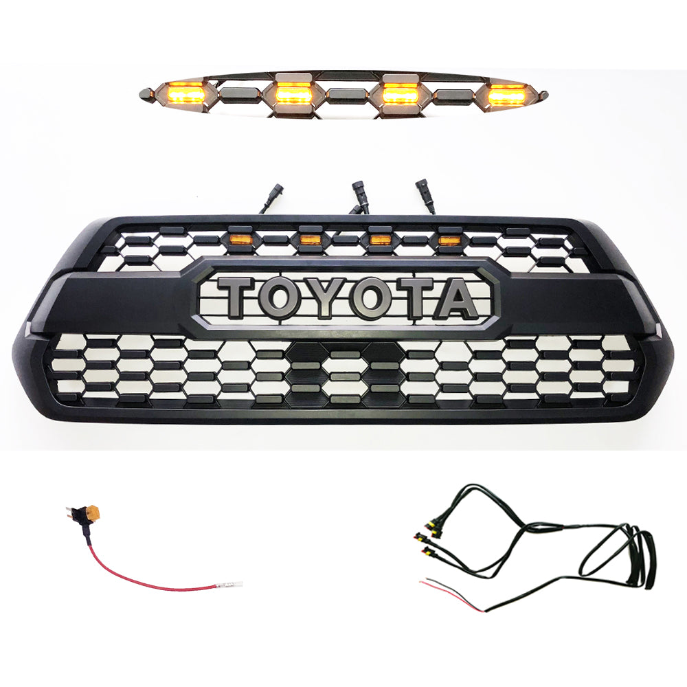 3RD GEN Tacoma Trd Pro GRILLE FIT FOR TOYOTA TACOMA 2016-2023 Auto Proo Parts