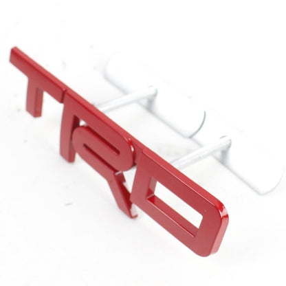 Red TRD Grille Badge Emblem For Tacoma Tundra 4Runner Auto Proo Parts