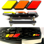 Tri-Color TRD Pro Grille Badge Emblem Auto Proo Parts
