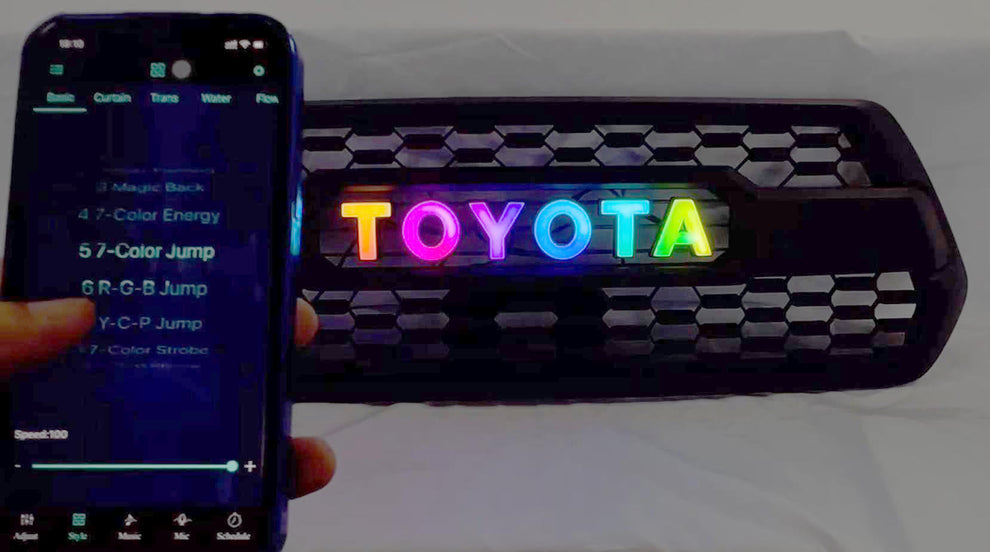 3RD GEN Tacoma Trd Pro LED Illuminated Letters GRILLE FIT FOR TOYOTA ...