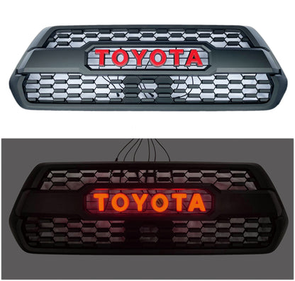 3RD GEN Tacoma Trd Pro LED Illuminated Letters GRILLE FIT FOR TOYOTA TACOMA 2016-2023