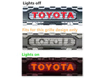 3rd Gen Tacoma TRD PRO Illuminated Letters FIT FOR TOYOTA TACOMA GRILLE 2016-2023 (OLNY LETTERS)