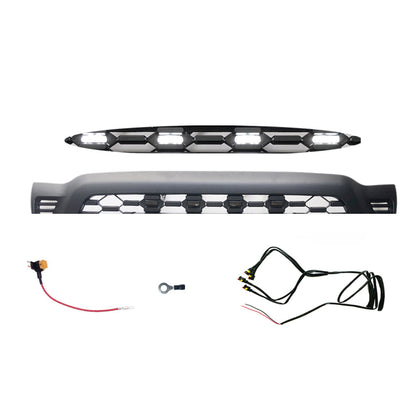 Kit de luces estilo "Raptor" de 4 piezas para Tacoma 2005-2011 (ámbar / blanco / ámbar ahumado / blanco ahumado)