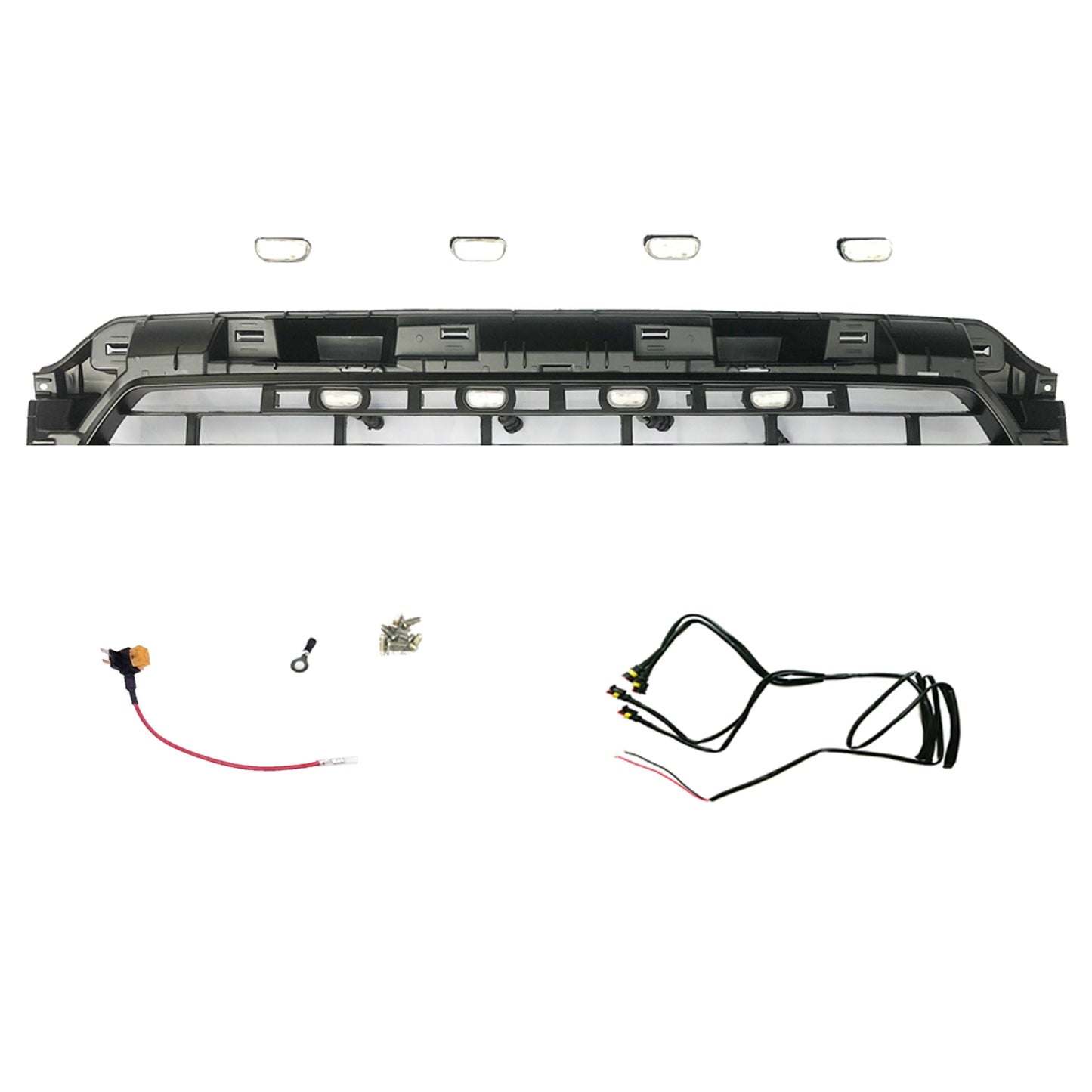 Kit de luces estilo "Raptor" de 4 piezas para Tacoma 2012-2015 (ámbar / blanco / ámbar ahumado / blanco ahumado)