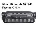 RGB LED Light Up Letters for 2005-2011 And 2012-2015 Tacoma Trd Pro Style Grille
