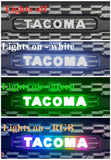 RGB LED Light Up Letters for 2005-2011 And 2012-2015 Tacoma Trd Pro Style Grille